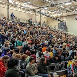 Mr. Phillips speaking at a Bellingham High School (3)